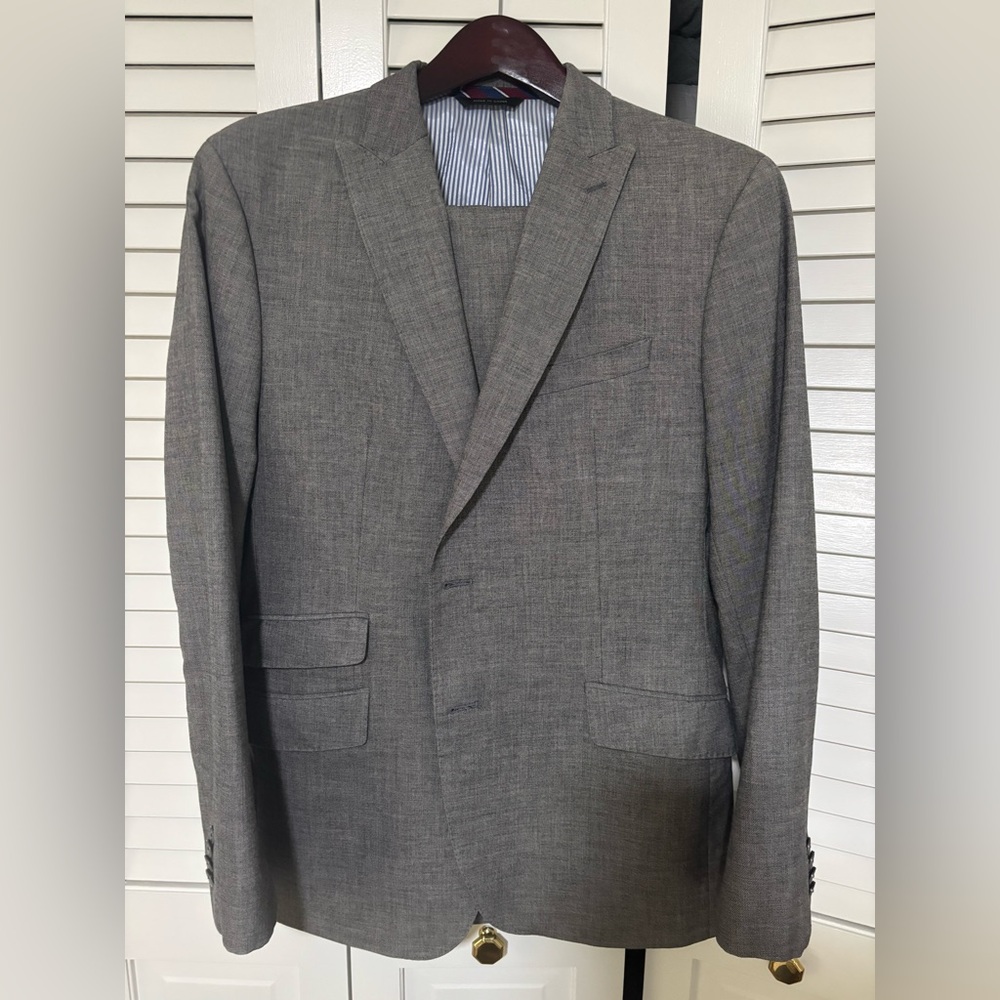 Banana Republic Charcoal Suit